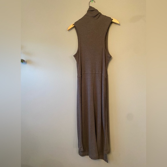 Free People We the Free P+S tag sleeveless turtleneck tunic slits country boho - Picture 2 of 7